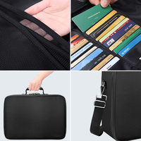 YIHUAXING grand sac de documents étanche ignifuge Portable pour le stockage des passeports certificats cartes produits de dépôt de trésorerie