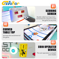 Table de hockey sur air à monnayeur G-Honor Factory, machine de jeu d'arcade interactive multi-jeux pour divertissement intérieur
