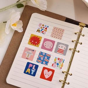 Rouleau d'autocollants en vinyle époxy imperméable personnalisé avec logo de remerciement, emballage à marque privée, personnalisable - Product Image 3