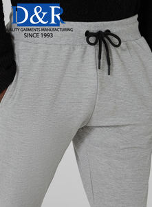 กางเกงวอร์มลำลองเอวสูงปานกลางแบนระบายอากาศโพลีเอสเตอร์/ ผ้าฝ้ายหลวมสบายเชือกผูกปิดจ็อกเกอร์สำหรับวิ่ง - Product Image 2