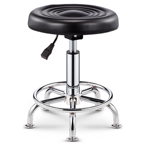 Chaise pivotante en cuir réglable <span class=keywords><strong>la</strong></span> plus vendue avec clous <span class=keywords><strong>de</strong></span> pied antidérapants une chaise rotative moderne - Product Image 5