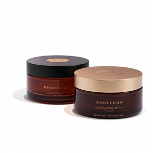 Emballage de bonbons en PET avec logo personnalisé Bocaux en plastique transparent blanc ambré transparent de 100ml 500ml 250ml 8oz 4oz avec couvercle en aluminium doré - Product Image 4