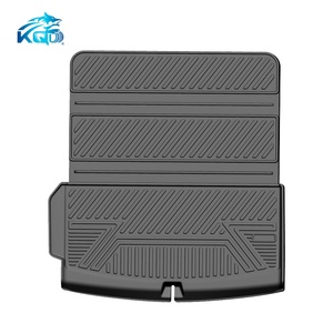 Alfombrillas de Coche Antideslizantes de Lujo KQD, Juego Completo de TPE con Patrón Geométrico para Chevrolet Traverse 2025 - Product Image 1