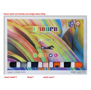 Умные часы ZongX Ultra3 8-в-1 с магнитной зарядкой, мини-бритвой, подсветкой, функцией Bluetooth-звонков, для мужчин и женщин, низкая цена, комплект с повербанком - Product Image 4