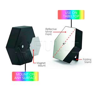 Lampe miroir LED tendance, décoration murale, lumière hexagonale LED, éclairage extérieur intelligent hexagonal LED - Product Image 5