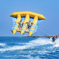 Ange Bateau banane gonflable de qualité commerciale sport nautique Poisson mouche gonflable remorquable Poisson volant gonflable