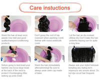 Perruque Courte Pixie Brésilienne Noir Naturel pour Femmes Noires avec Cheveux Mixtes Synthétiques et Humains