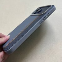 Coque de téléphone de luxe en cuir PU texturé, faite main, durable et de qualité supérieure, pour iPhone 17 Pro Max 14 15 16 Pro Max