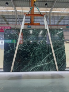 Grande dalle de marbre UnionStone Verde Alpi polie, imperméable, application contemporaine pour murs et sols d'hôtels - Product Image 6