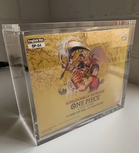 SSJ Moderne TCG Booster Boîte PMMA Acrylique Vitrine pour La Publicité Polie pour Conspiracy Kingdom OP-04 Carton - Product Image 3