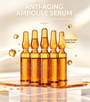 Ampoule liquide raffermissante et hydratante pour le soin de la peau du visage, à base de Centella, vitamine C, hyaluronate de sodium et astaxanthine, marque privée OEM/ODM