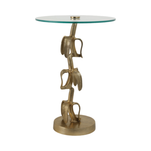 Tavolino Scultoreo con Piano in Vetro, Elemento Decorativo Moderno per Soggiorno e Camera da Letto - Product Image 4