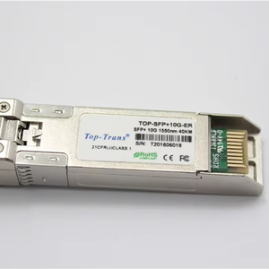 TSFP+-10G-ER TOPTRANS SFP-10G-ER SFP+ Transceiver (SMF, 1270nmTx/1330nmRx, 40km, LC, DOM, -40 to 85C) TSFP+-10G-ER TOPTRANS SFP- - Product Image 2