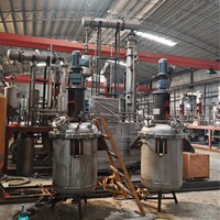 Réacteur chimique à condenseur avec unité de reflux et condenseur, fabricant de réacteurs chimiques, machine de fabrication de colle
