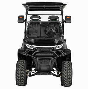 Deluxe China Manufacturers Golf Hunting Buggy <b>Car</b> 4 Seater Lifted Electric Golf Cart Comfortable Folding Seat Carbon Steel - Product Image 2