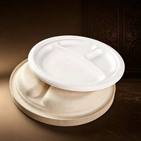 Vaisselle jetable biodégradable, assiettes pour la restauration, assiettes biodégradables pour aliments