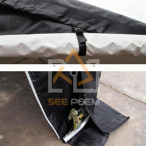 Cochera Portátil Temporal para <span class=keywords><strong>Autos</strong></span>, <span class=keywords><strong>de</strong></span> Acero, Resistente al Fuego y al Agua, con Cubierta <span class=keywords><strong>de</strong></span> PE, para Almacenamiento en Exteriores, Venta al Por Mayor <span class=keywords><strong>de</strong></span> Fábrica - Product Image 6