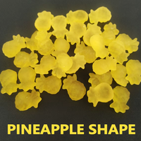 Gummies Probiotiques OEM pour Femmes à l'Orme Rouge, Vitamines, 60 Unités, Santé Vaginale, Équilibre du pH, Saveur Ananas