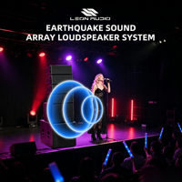 Système de sonorisation actif Leon Audio IMPACTO 206-A, enceinte Line Array, 1800W de puissance de crête, sans fil, pour grands concerts, spectacles en direct, événements en plein air