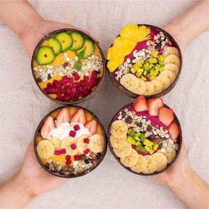 Bát dừa xay nhuyễn chưa qua chế biến, nhà máy sản xuất tại Philippines, cốc gỗ cà phê dùng để đựng kem, sinh tố có nắp đậy - Product Image 3