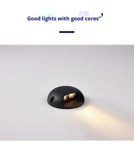 Lumières de passerelle LED en aluminium étanches IP65 pour les parcs Scenic Spots Couloirs <span class=keywords><strong>Allée</strong></span> Tortue-Back Garden Step Lights - Product Image 5