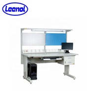 Établi de laboratoire personnalisé Leenol Table de travail ESD antistatique réglable et personnalisée pour Offre Spéciale