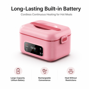 Scaldavivande Elettrico Portatile Ricaricabile Senza Fili, Autoriscaldante per Aereo, per Assistenti di Volo e Pausa in Cabina - Product Image 1