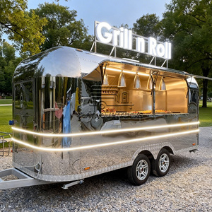 Mini Food Truck de Rue pour Gaufres, Crèmes Glacées, Crêpes, avec Équipements, Kiosque de Food Truck pour Desserts, Pancakes, Donuts, pour les Fêtes - Product Image 4