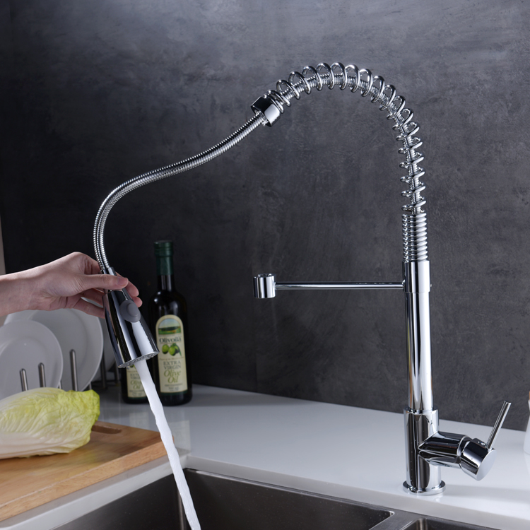 High Quality sink tap motion-activated spout bow water ridge folding kitchen faucet tap