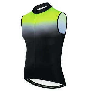 Kustom Musim Panas Bersepeda Rompi Cepat Kering Tanpa Lengan Kemeja Pria Tim Sepeda Pakaian Ropa Ciclismo MTB Pakaian Sepeda Jersey