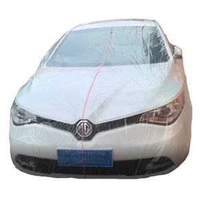 Hot Selling Waterproof Transparent Thickening Clear <strong>Plastic</strong> PE Disposable <strong>Car</strong> <strong>Cover</strong> For Outdoor - Product Image 2