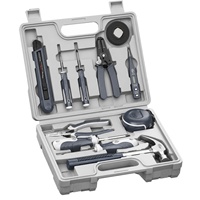 Boîte à outils en fer pour usage domestique, ensemble d'outils pour la réparation de matériel, le travail du bois et la réparation automobile, combinaison polyvalente