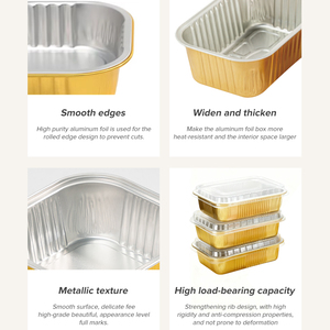 Moule spécial pour pudding et cupcakes pour friteuse à air, bol en aluminium pour crevettes et œufs, petite boîte en aluminium, plat de cuisson, outils de pâtisserie avec couvercle - Product Image 6