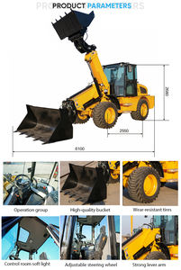 Cargadora de Ruedas Telescópica Multiusos KEHE <span class=keywords><strong>INMA</strong></span> H580t, Fabricada en China, con Brazo Telescópico, Capacidad de Carga Nominal de 2500 kg - Product Image 5