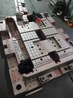 Molde de Inyección de Palés de Plástico Profesional para Uso Doméstico 2000X1000mm con Canales Fríos y Calientes y Expulsión Automática, Zhejiang, China