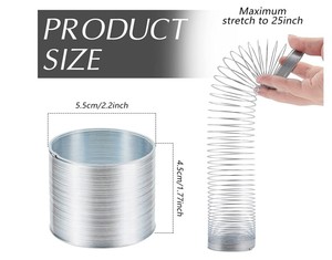 แหวนสายรุ้งโลหะสี8*10ซม. อุปกรณ์สปริงกันกระรอกใหม่อุปกรณ์สำหรับนกของเล่นกลางแจ้งใช้งานง่ายเครื่องมือป้อนนก - Product Image 3