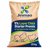 Additif alimentaire Jinmao 1% pour poulets pondeurs : Minéraux et oligo-éléments de qualité alimentaire pour animaux, favorisant la nutrition