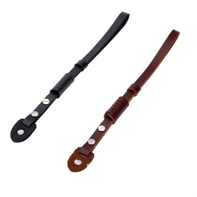Wrist and Hand Holder Genuine Leather Strap for DSLR Digital Camera