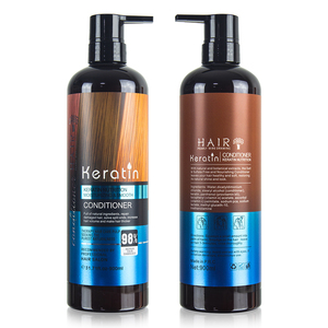 Après-shampoing à la kératine en gros, réparateur pour cheveux abîmés, biologique, sans sulfate, sans rinçage, marque privée - Product Image 4