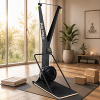 Appareil de fitness cardio mécanique en acier pour entraînement de ski, avec écran LED et garantie de 2 ans