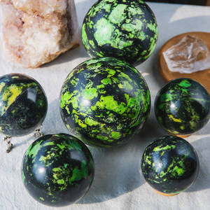 Esfera <span class=keywords><strong>de</strong></span> Ópalo Verde Pulido, Cristales Naturales Curativos, Esferas <span class=keywords><strong>de</strong></span> Diferentes Tamaños para Colección - Product Image 6