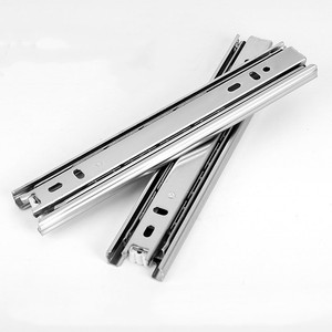 Riel Telescópico de Extensión Completa de 3 Secciones, de Alta Resistencia, 100 lb/45 kg, Accesorios de Ferretería para Muebles, al Mejor Precio - Product Image 3