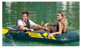 Ensemble <span class=keywords><strong>de</strong></span> bateaux INTEX 68351 SEAHAWK 4, bateaux à rames, grand kayak gonflable en PVC, <span class=keywords><strong>bateau</strong></span> <span class=keywords><strong>de</strong></span> <span class=keywords><strong>pêche</strong></span> - Product Image 4