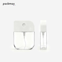 Flacon pulvérisateur angulaire sans cadre de 30 ml, style carte, en PETG/ABS, vide, petit flacon pulvérisateur à pompe, rechargeable pour parfum et lotion