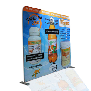 8ft 10ft 20ft Đơn Lập Căng Thẳng Căng Thẳng Vải Hiển Thị Biểu Ngữ Đứng Triển Lãm Backdrop Triển Lãm Thương Mại Hiển Thị Pop Gian Hàng - Product Image 2