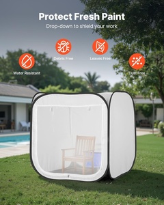 Carpa Modular Cúbica de Emergencia para Desastres, Terremotos y Tifones, Refugio Plegable de Una Sola Capa, Impermeable 2000mm, Resistente al Viento 35MPH, 190T - Product Image 5