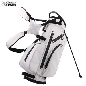 Paket olahraga Golf tas standar bola profesional tas keranjang staf dengan penutup tahan air Pu tas Golf paket kapasitas besar