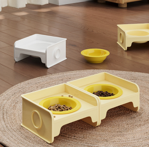 Comedero Elevado para Mascotas al por Mayor con Tazón de Cerámica, Soporte Antiderrames para Comida de Perros y Gatos, Logotipo Personalizado Disponible - Product Image 5