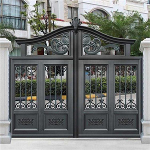 Puerta <span class=keywords><strong>de</strong></span> <span class=keywords><strong>Hierro</strong></span> Forjado <span class=keywords><strong>de</strong></span> Lujo <span class=keywords><strong>para</strong></span> Jardín, Diseño <span class=keywords><strong>de</strong></span> Reja <span class=keywords><strong>de</strong></span> Seguridad, Puerta Corredera Abatible, Puerta <span class=keywords><strong>de</strong></span> Entrada Principal - Product Image 6