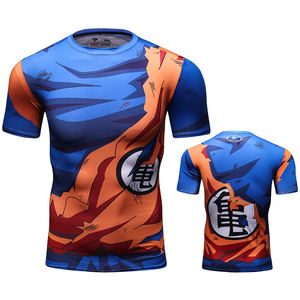 Camisetas Deportivas <span class=keywords><strong>de</strong></span> Poliéster con Estampado Digital <span class=keywords><strong>de</strong></span> <span class=keywords><strong>Anime</strong></span> Japonés para Hombre, Fabricantes <span class=keywords><strong>de</strong></span> Ropa Personalizada al por Mayor - Product Image 3
